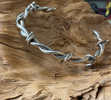 Sterling Silver Barbed Wire Bracelet
