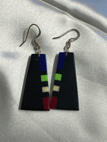 Composite Santo Domingo Slab Earrings