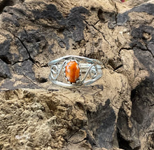 Sterling Silver w/Spiny Oyster Shell Ring size 4