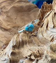 Sterling Silver Heart Inlay Ring w/ Sleeping Beauty Turquoise