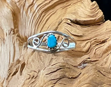Sterling Silver w/ Sleeping Beauty Turqoise Ring size 8.5