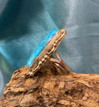 Sterling Silver w/ Bluebird Turqoise Ring size 8