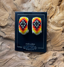 Beaded Hoop Earrings