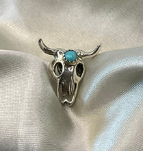 Sterling Silver Hair Pin Twister w/Sleeping Beauty Turquoise