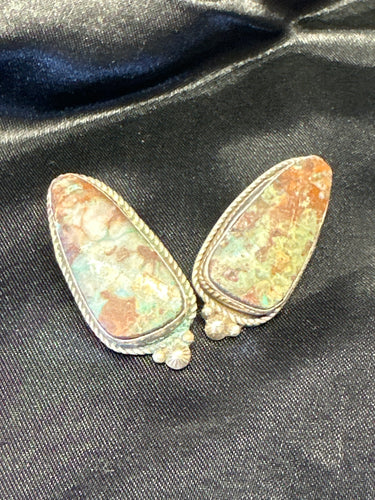Red Mountain Turquoise Earrings