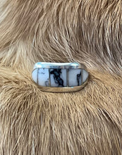 Sterling Siver w/ White Buffalo Stone Ring size 6.5