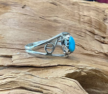 Sterling Silver w/ Sleeping Beauty Turquoise Ring size 6