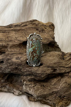 Sterling Silver w/ Manassa Turquoise Ring size 8.5