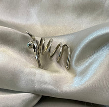Sterling Silver Hair Pin Twister w/Sleeping Beauty Turquoise