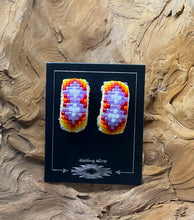 Beaded Hoop Earrings