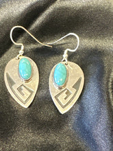 Sleeping Beauty Turquoise & Sterling Earrings