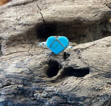 Sterling Silver w/ Sleeping Beauty Turquoise Ring size 7