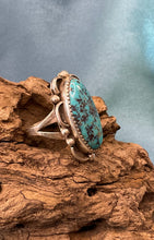 Sterling Silver w/ Kingman Turquoise Ring size 9