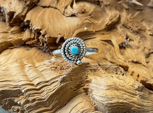 Sterling Silver w/ Sleeping Beauty Turquoise Ring size 6