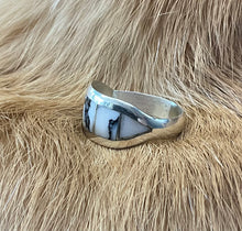Sterling Siver w/ White Buffalo Stone Ring size 6.5