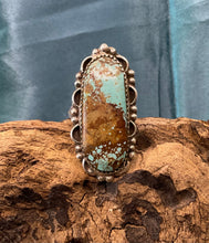 Sterling Silver w/ Manassa Turquoise Ring size 7
