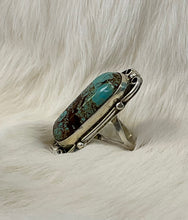 Sterling Silver w/Manassa Turquoise Ring size7