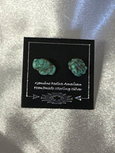 Turquoise Chunk Earrings