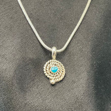 Sterling  Silver w/ Turquoise Necklace