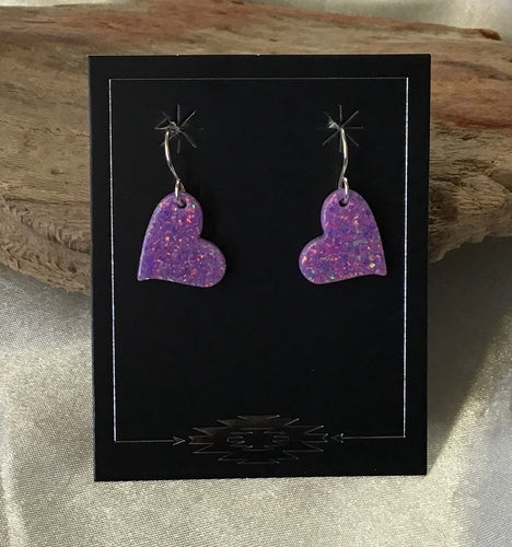 Opal Slab Dangle Earrings
