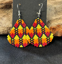 Brick Stitch Dangle Earrings *