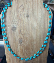 Santo Domingo 16" 2-Strand Small Chunk Turquoise Necklaces