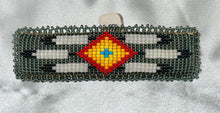 Beaded Hair Barrette 3 3/4"