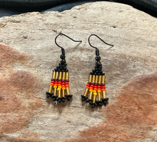 Small Beaded Dangle Earrings