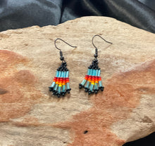 Small Beaded Dangle Earrings