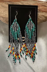 Beaded Dangle Earrings*