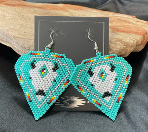 Brick Stitch Dangle Earrings *