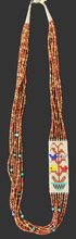 Beaded 28" Navajo Necklace