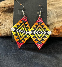 Brick Stitch Dangle Earrings *