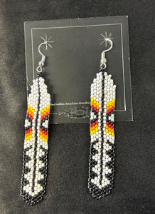 Brick Stitch Dangle Earrings