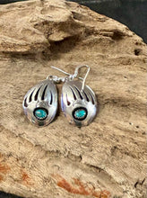 Bearpaw Sterling Silver Turquoise Earrings