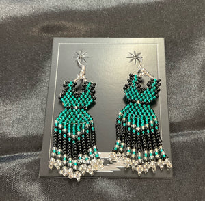 Brick Stitch Dangle Earrings *