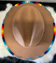 Beaded Brown Fedora