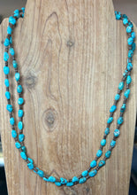 Santo Domingo 16" Small Chunk Turquoise Necklace