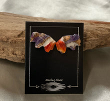 Copper Oyster Turquoise Earrings