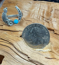 Sterling Silver w/ Sleeping Beauty Turquoise Ring size5
