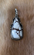 Sterling Silver Pendant w/ Wild Horse Gemstone