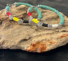 Beaded Hoop Earrings