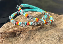 Beaded Hoop Earrings