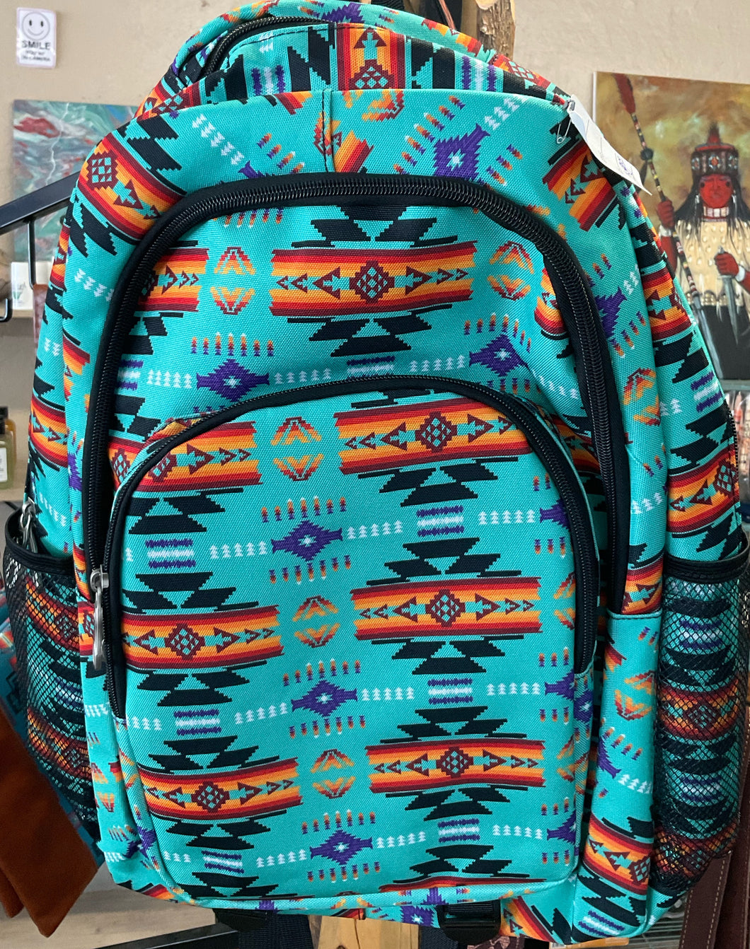 Native Print Backpacks