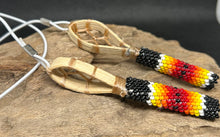 Beaded Stickball Sticks Rear View Mirrow Hanger