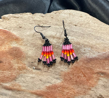 Small Beaded Dangle Earrings