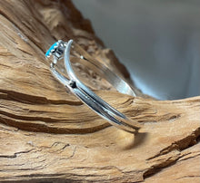 Sterling Silver w/ Kingman Turquoise Baby Cuff