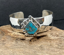 Morenci Turquoise Sterling Silver Bracelet