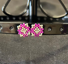Beaded Small Stud Earrings