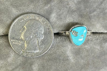 Morenci Turquoise Sterling Silver Ring Sz.7